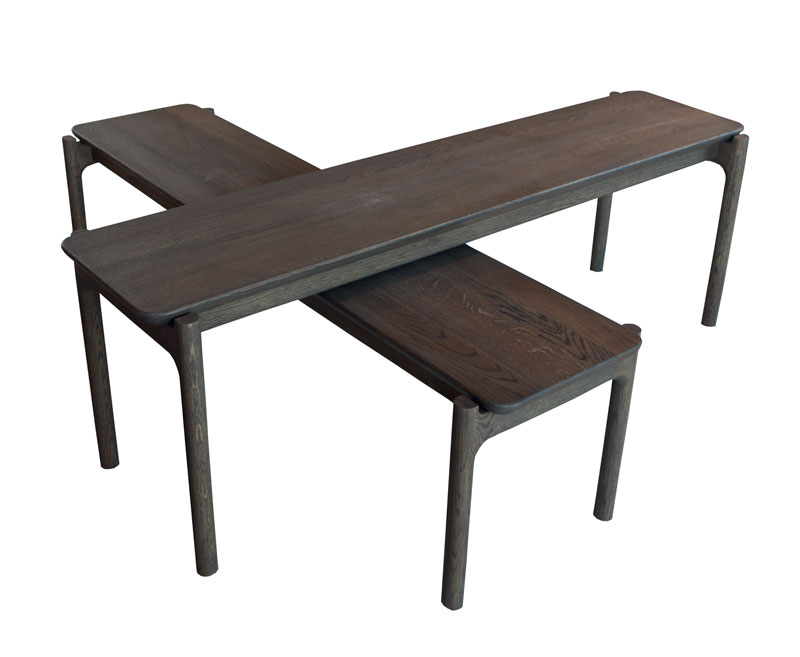 Sohvapöytä Ant, tammi, väri ruskea Mocca