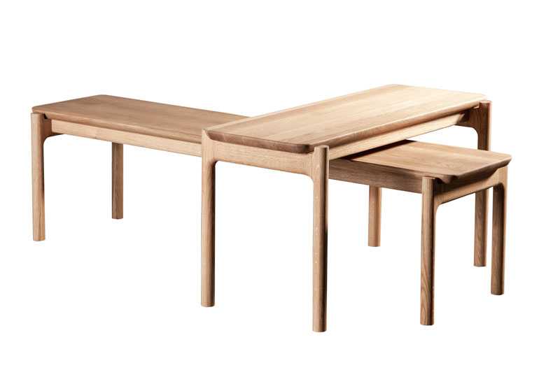 Sohvapöytä Ant, tammi C4, useita kokoja