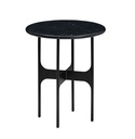 Sivupöytä Floema 40 cm, marmori, Nero Marquina