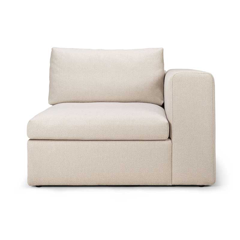 Moduulisohva Mellow, käsinoja vasemmalla, Off White
