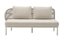 Pehmusteet Kodo 2:n istuttava oikea moduulisohvaan,  Lime White Boucle