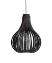 Kattovalaisin Bulb Small, rottinki, Black