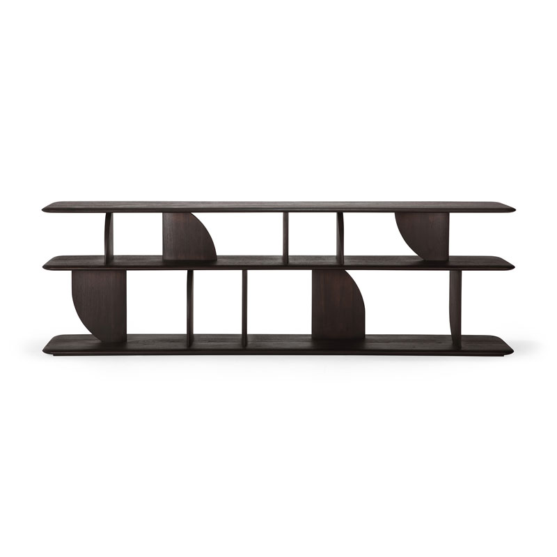 Konsolipöytä Geometric 210 x 35 cm, tiikki