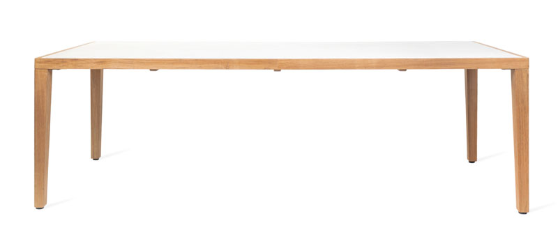 Ruokapöytä Volta 240 x 100 cm, tiikki