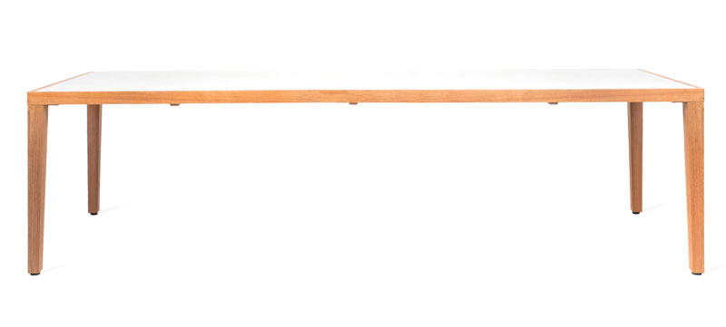 Ruokapöytä Volta 310 x 100 cm, tiikki
