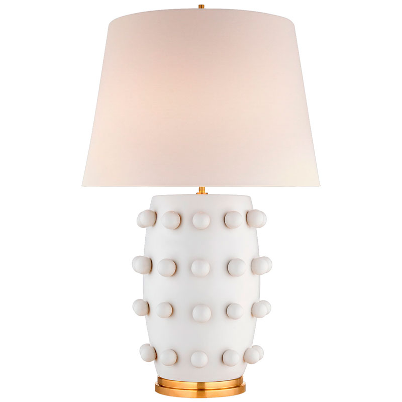 Pöytävalaisin Kelly Wearstler Linden Medium, White