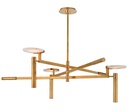 Kattovalaisin Kelly Wearstler Melange Large Floating Disc, Brass