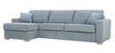 Vuodesohva Lukas SET 2, vasen, King Light Blue
