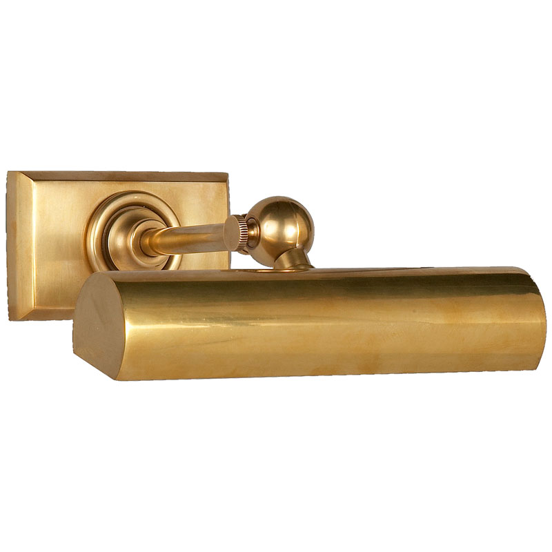 Tauluvalaisin 8" Cabinet Maker's Picture Light, Brass