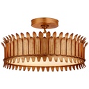 Kattovalaisin Leslie 16" Semi-Flush, Gild