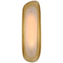Seinävalaisin Samos Tall Sculpted Sconce, Gild