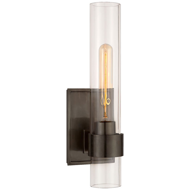 Seinävalaisin Presidio Petite Sconce, Bronze