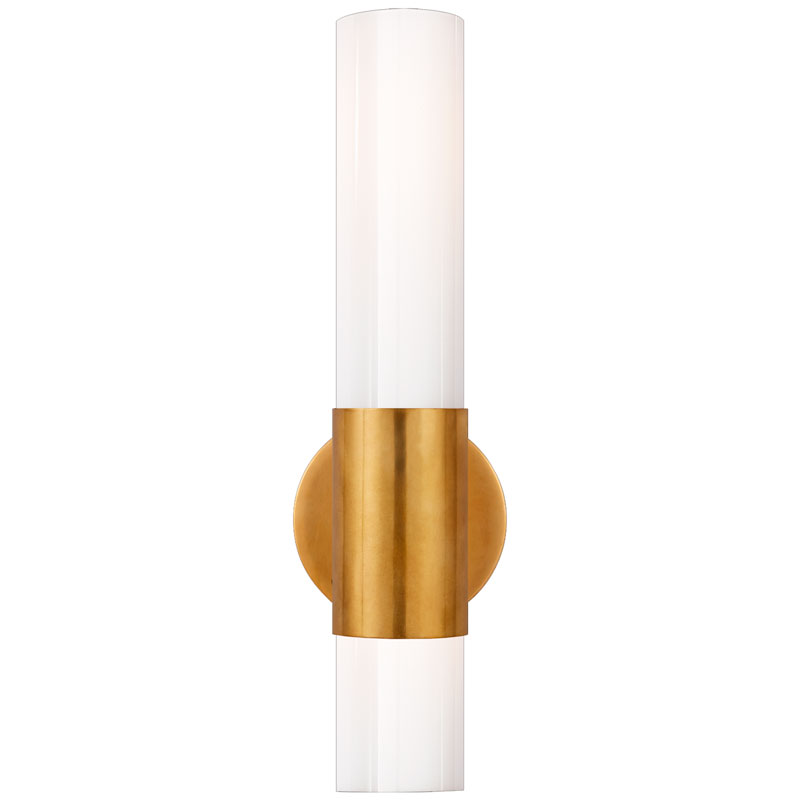 Seinävalaisin Penz Medium Cylindrical Sconce, Brass