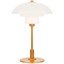 Pöytävalaisin Whitman Desk Lamp, Brass-White