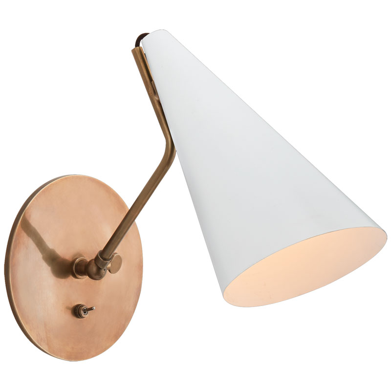 Seinävalaisin Clemente Wall Light, White