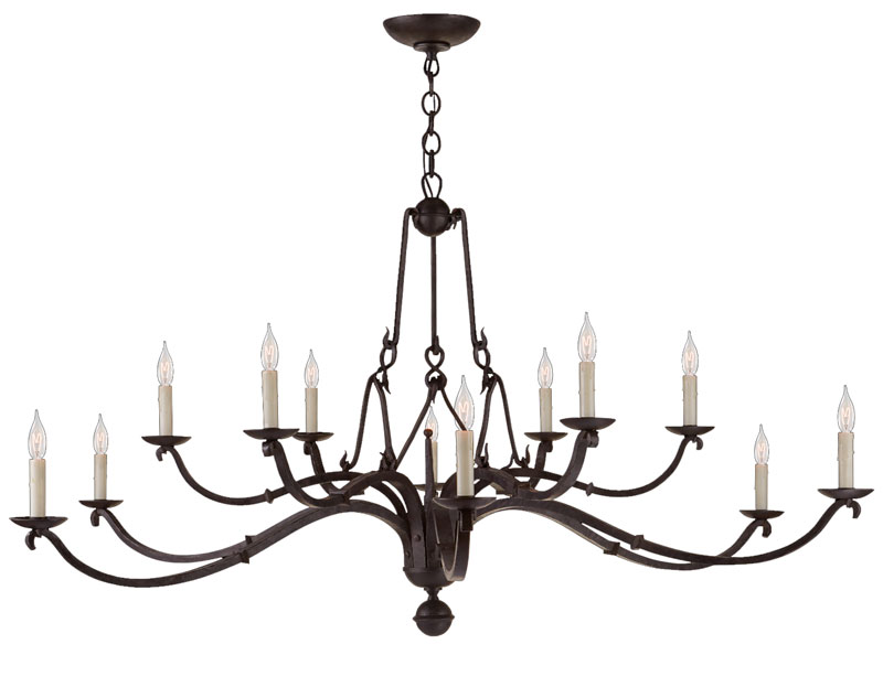 Kattokruunu Ralph Lauren Allegra Large Two-Tiered, Iron