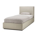 Sänky Revive päädyllä 90 cm, sis. Sand-värisen irtoverhoilun