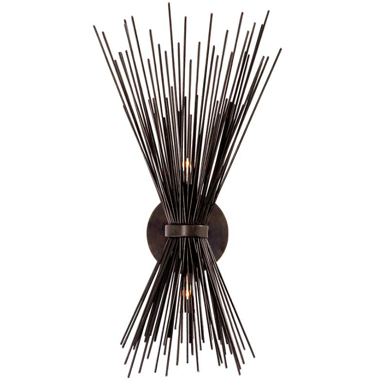 Seinävalaisin Kelly Wearstler Strada Small Sconce, Iron
