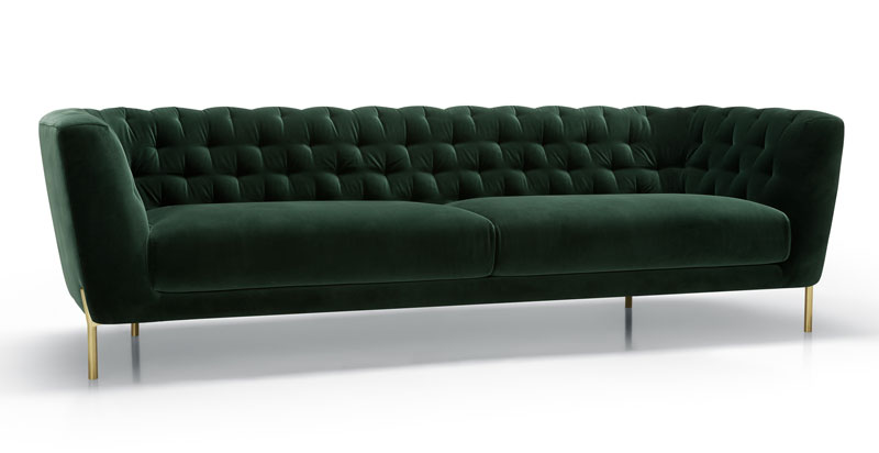 Sohva Valentin 4:n istuttava, Dark Green