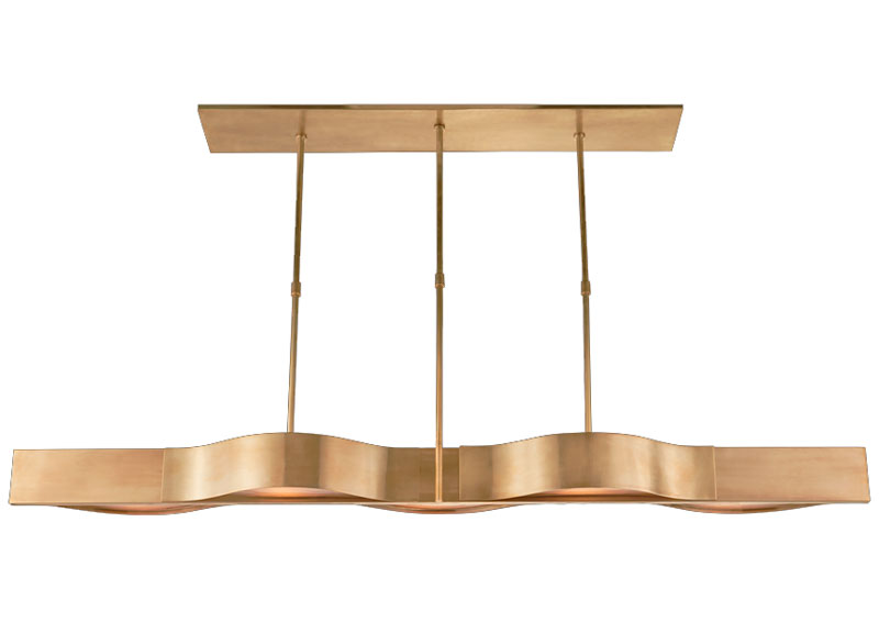 Kattovalaisin Kelly Wearstler Avant Large Linear, Brass