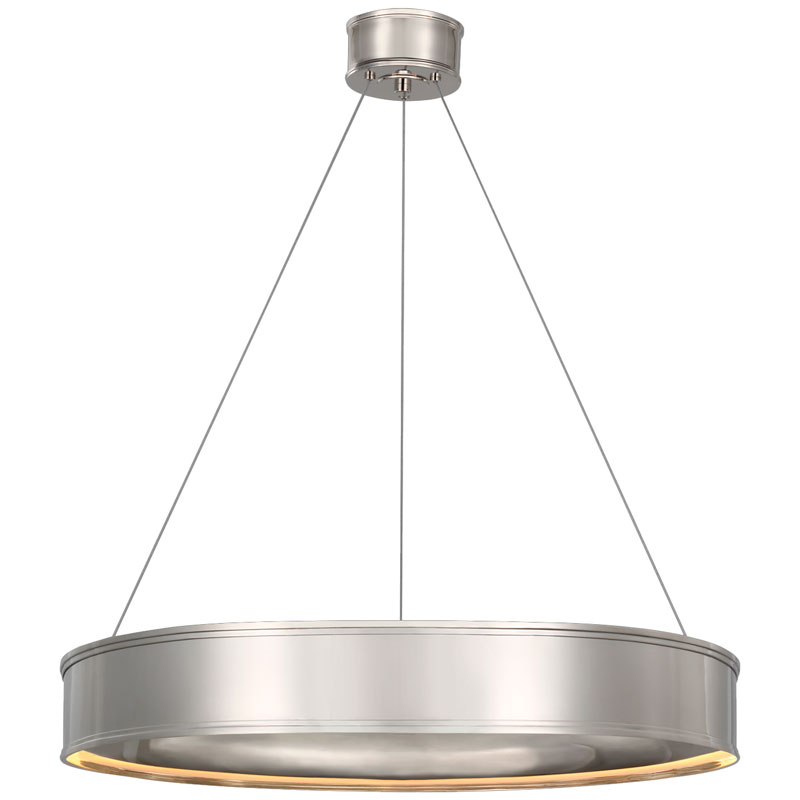 Kattovalaisin Connery 30" Ring Chandelier, Nickel