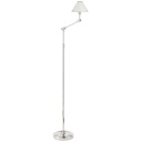 Lattiavalaisin Ralph Lauren Anette Floor Lamp, Nickel