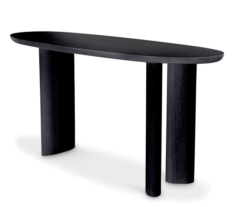 Konsolipöytä Lindner 156 cm, musta