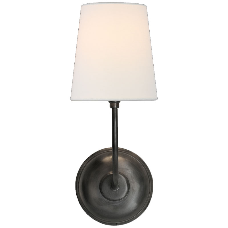 Seinävalaisin Vendome Single Sconce, Bronze