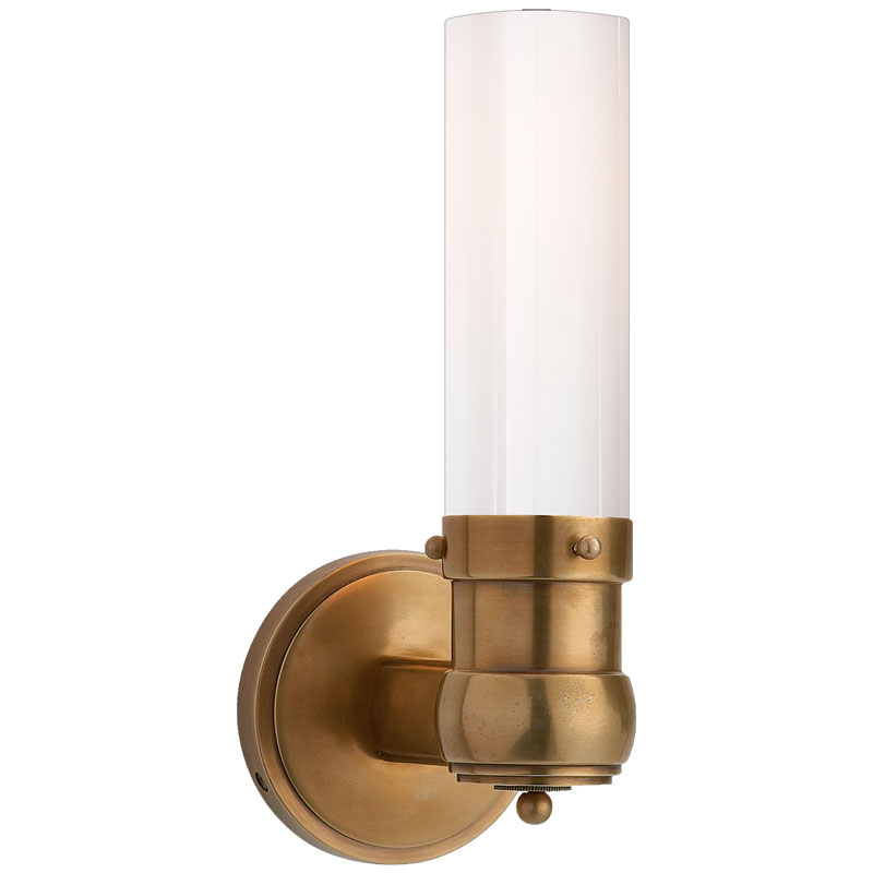 Seinävalaisin Graydon Single Bath Light, Brass