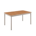 Ruokapöytä Kirra 150 x 90 cm, Taupe