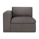 Moduulisohva Mellow, käsinoja oikealla, Granite Eco