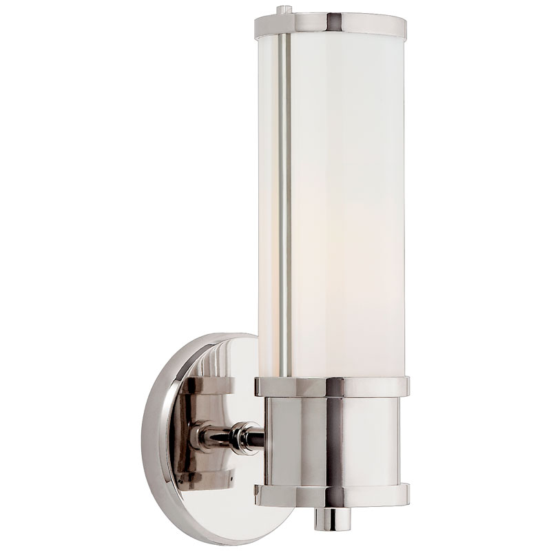 Seinävalaisin Ralph Lauren Lichfield Single Sconce, Nickel