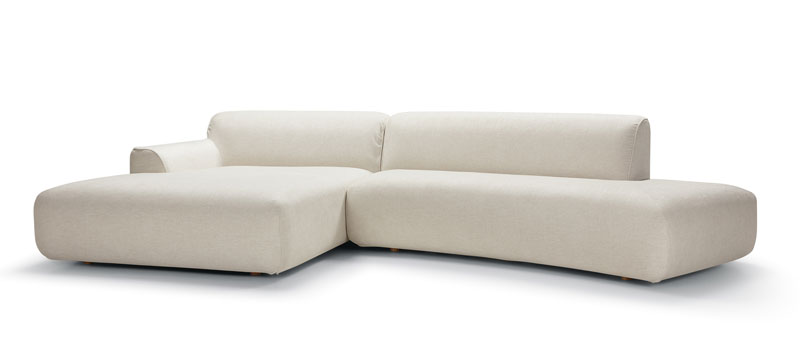 Divaansohva Emily SET 4, vasen, Candy Natural