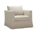 Nojatuoli Anna, Linen Natur
