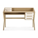 Kirjoituspöytä Origami 135 x 55 cm, Cream