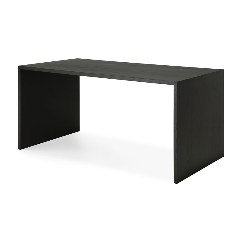 Työpöytä U desk 160 x 80 cm, tammi musta