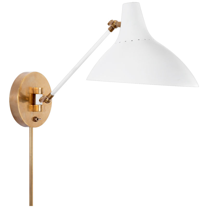 Seinävalaisin Charlton Wall Light, White