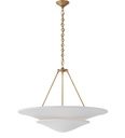 Kattovalaisin Mollino Large Tiered Chandelier, Nickel
