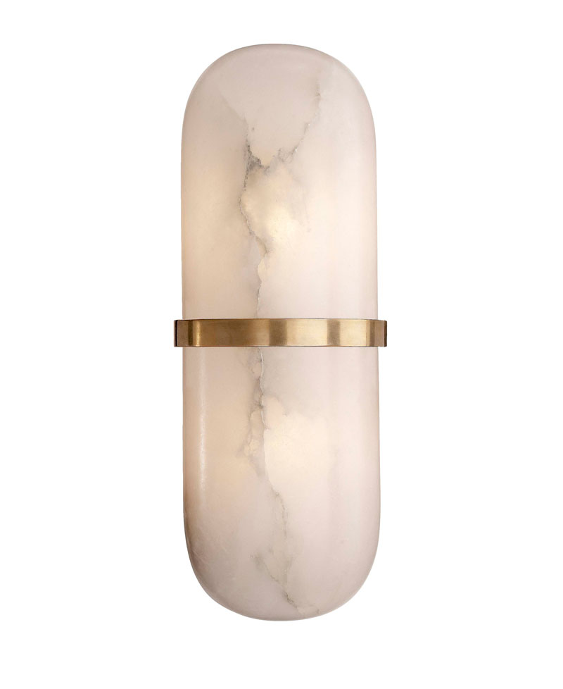 Seinävalaisin Kelly Wearstler Melange Pill Form, Brass