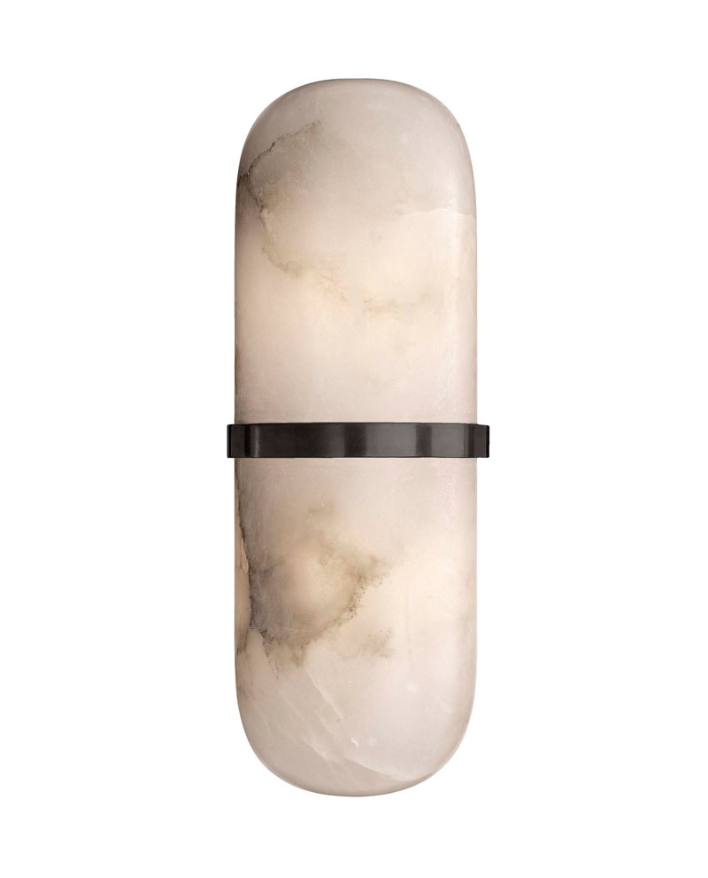 Seinävalaisin Kelly Wearstler Melange Pill Form, Bronze