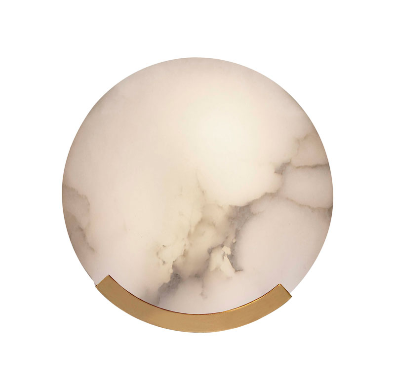Seinävalaisin Kelly Wearstler Melange Sconce, Brass