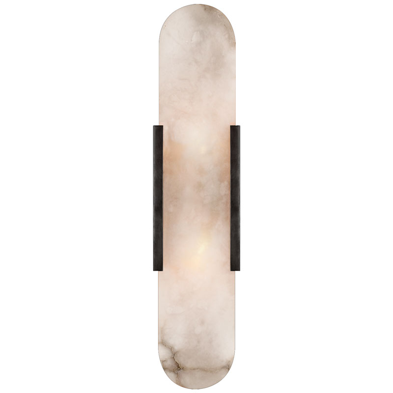 Seinävalaisin Kelly Wearstler Melange Elongated, Bronze