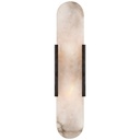 Seinävalaisin Kelly Wearstler Melange Elongated, Bronze