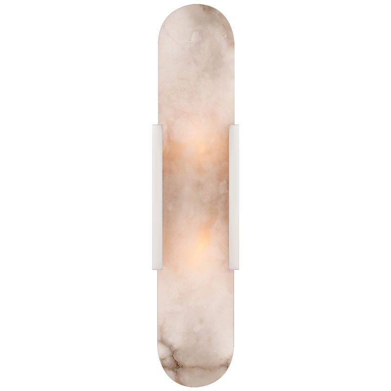 Seinävalaisin Kelly Wearstler Melange Elongated, Nickel
