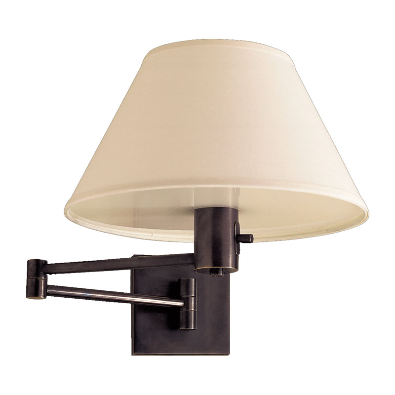 Seinävalaisin Classic Swing Arm Wall Lamp, Bronze
