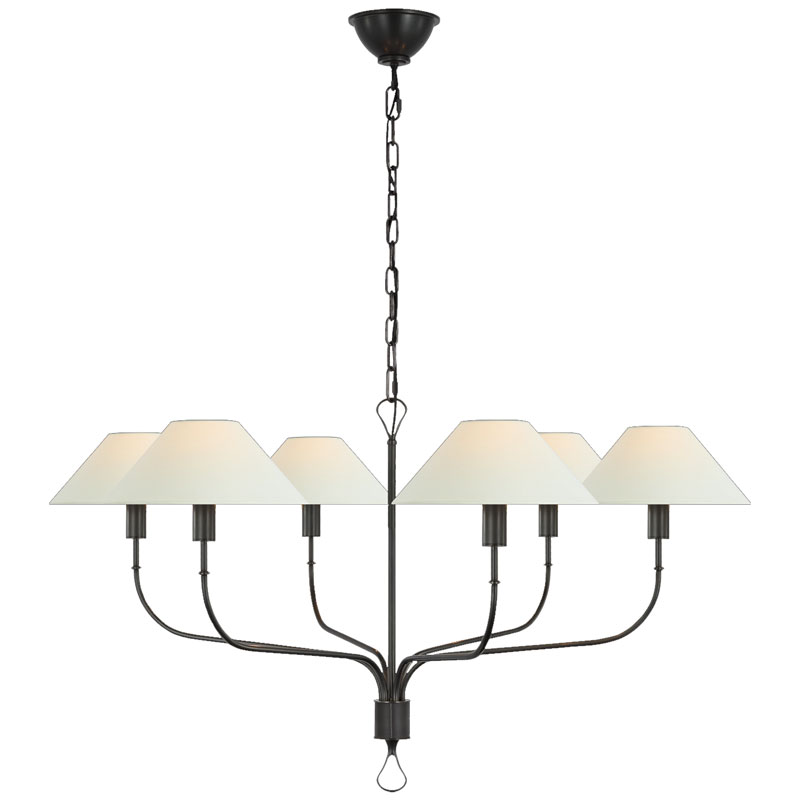 Kattokruunu Griffin Extra Large Tail Chandelier, Bronze