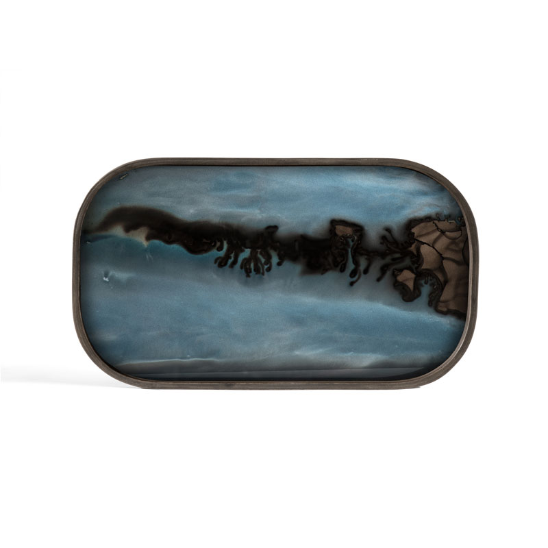 Tarjotin Slate Organic Glass, rectangular L