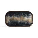 Tarjotin Black Organic Glass, rectangular L