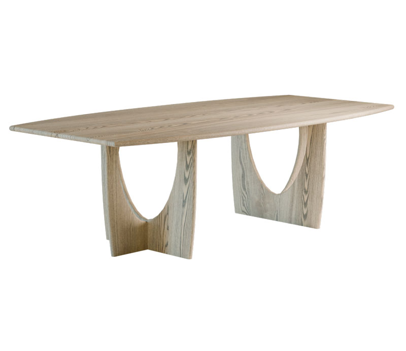 Ruokapöytä Longboat 240 x 120 cm, saarni C20