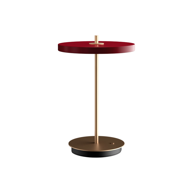 Ladattava pöytävalaisin Asteria Move, Ruby Red